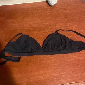 Skims triangle black bralette black-Large